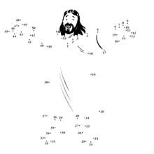Jesus (Religion and Mythology) coloring page #98878 to print and color