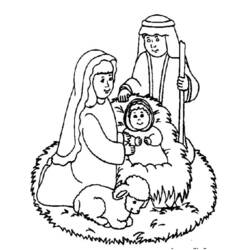Jesus (Religion and Mythology) coloring page #98884 to print and color