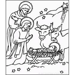 Jesus (Religion and Mythology) coloring page #98886 to print and color