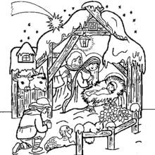 Jesus (Religion and Mythology) coloring page #98894 to print and color