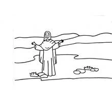 Jesus (Religion and Mythology) coloring page #98896 to print and color