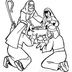 Jesus (Religion and Mythology) coloring page #98909 to print and color