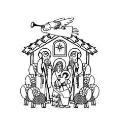 Jesus (Religion and Mythology) coloring page #98929 to print and color