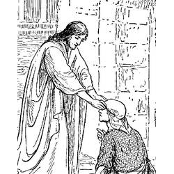 Jesus (Religion and Mythology) coloring page #98931 to print and color