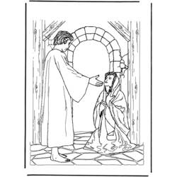 Jesus (Religion and Mythology) coloring page #98962 to print and color