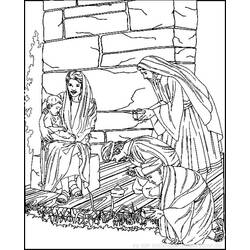 Jesus (Religion and Mythology) coloring page #98966 to print and color