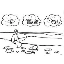 Jesus (Religion and Mythology) coloring page #98993 to print and color