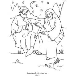 Jesus (Religion and Mythology) coloring page #98994 to print and color