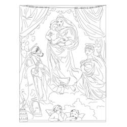 Jesus (Religion and Mythology) coloring page #99000 to print and color