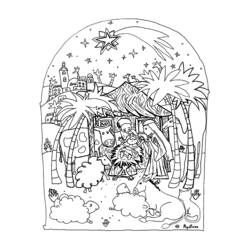 Jesus (Religion and Mythology) coloring page #99002 to print and color