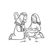 Jesus (Religion and Mythology) coloring page #99009 to print and color