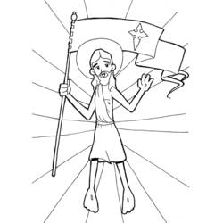 Jesus (Religion and Mythology) coloring page #99047 to print and color