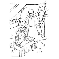 Jesus (Religion and Mythology) coloring page #99063 to print and color