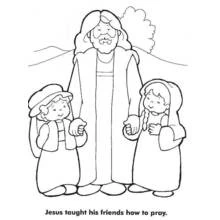 Jesus (Religion and Mythology) coloring page #99095 to print and color