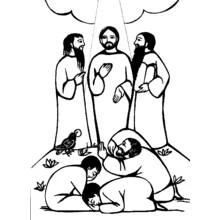 Jesus (Religion and Mythology) coloring page #99097 to print and color