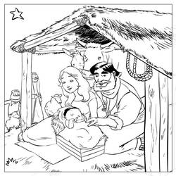 Jesus (Religion and Mythology) coloring page #99098 to print and color