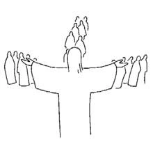 Jesus (Religion and Mythology) coloring page #99137 to print and color