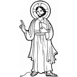 Jesus (Religion and Mythology) coloring page #99169 to print and color
