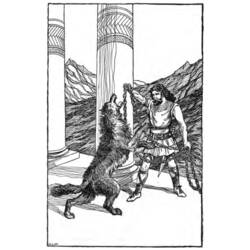Coloring page: Norse Mythology (Religion and Mythology) #110517 - Free Printable Coloring Pages