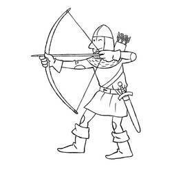Coloring page: Archery (Sports) #173825 - Free Printable Coloring Pages