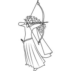 Coloring page: Archery (Sports) #173834 - Free Printable Coloring Pages