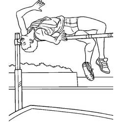 Coloring page: Athletics (Sports) #193805 - Free Printable Coloring Pages