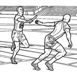 Coloring page: Athletics (Sports) #193806 - Free Printable Coloring Pages