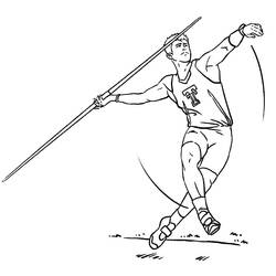 Athletics (Sports) coloring page #193833 to print and color