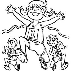 Coloring page: Athletics (Sports) #193838 - Free Printable Coloring Pages