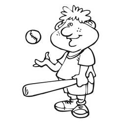 Baseball (Sports) coloring page #177112 to print and color