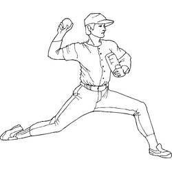 Baseball (Sports) coloring page #177126 to print and color