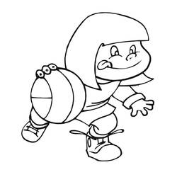 Coloring page: Basketball (Sports) #177162 - Free Printable Coloring Pages