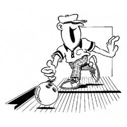 Bowling (Sports) coloring page #173920 to print and color