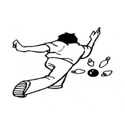 Bowling (Sports) coloring page #173922 to print and color