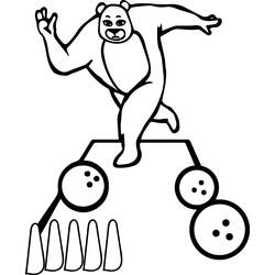 Bowling (Sports) coloring page #173926 to print and color