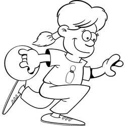 Bowling (Sports) coloring page #173929 to print and color