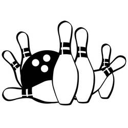Bowling (Sports) coloring page #173930 to print and color