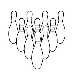 Bowling (Sports) coloring page #173935 to print and color