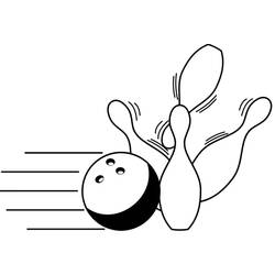 Bowling (Sports) coloring page #173938 to print and color