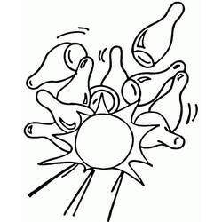 Bowling (Sports) coloring page #173939 to print and color