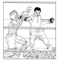 Boxing (Sports) coloring page #173900 to print and color