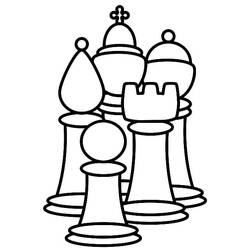 Chess (Sports) coloring page #188285 to print and color