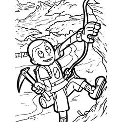 Coloring page: Climbing (Sports) #191215 - Free Printable Coloring Pages