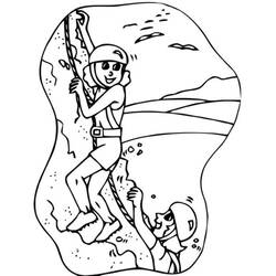 Coloring page: Climbing (Sports) #191218 - Free Printable Coloring Pages