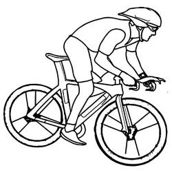 Cyclism (Sports) coloring page #193627 to print and color