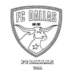 Football Logo (Sports) coloring page #190127 to print and color