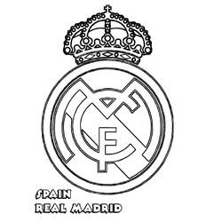 Football Logo (Sports) coloring page #190138 to print and color