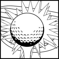 Golf (Sports) coloring page #177094 to print and color