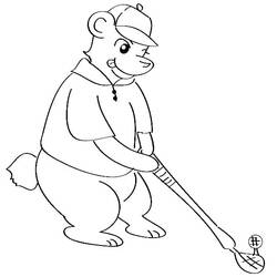 Golf (Sports) coloring page #177099 to print and color