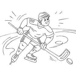 Hockey (Sports) coloring page #192376 to print and color